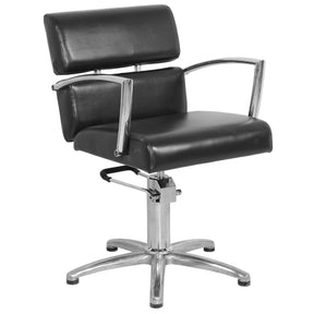 Gabbiano black hairdressing chair in Brussels - BVShop