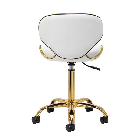 Gabbiano cosmetic stool Q-4599G White - BVShop
