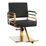 GABBIANO HAIRDRESSING CHAIR AVILA BLACK GOLD - BVShop