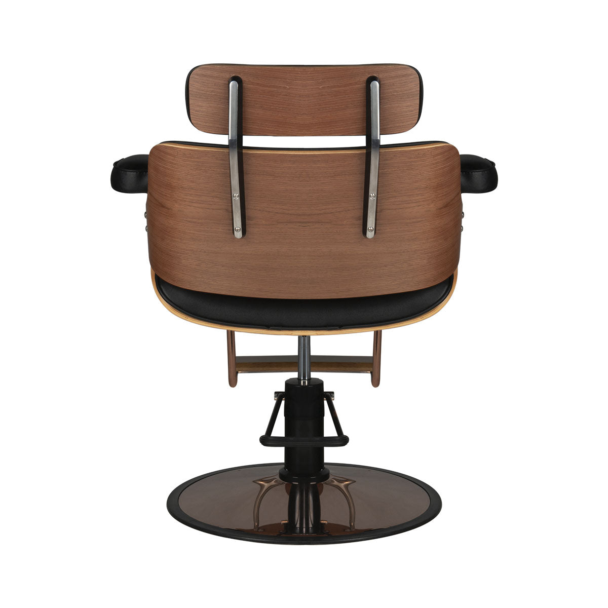Gabbiano hairdressing chair florence black walnut - BVShop