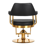 Gabbiano hairdressing chair Granda gold black - BVShop