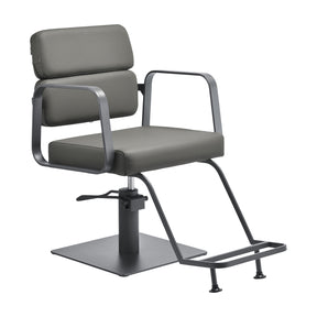 Gabbiano hairdressing chair Porto gray gray - BVShop