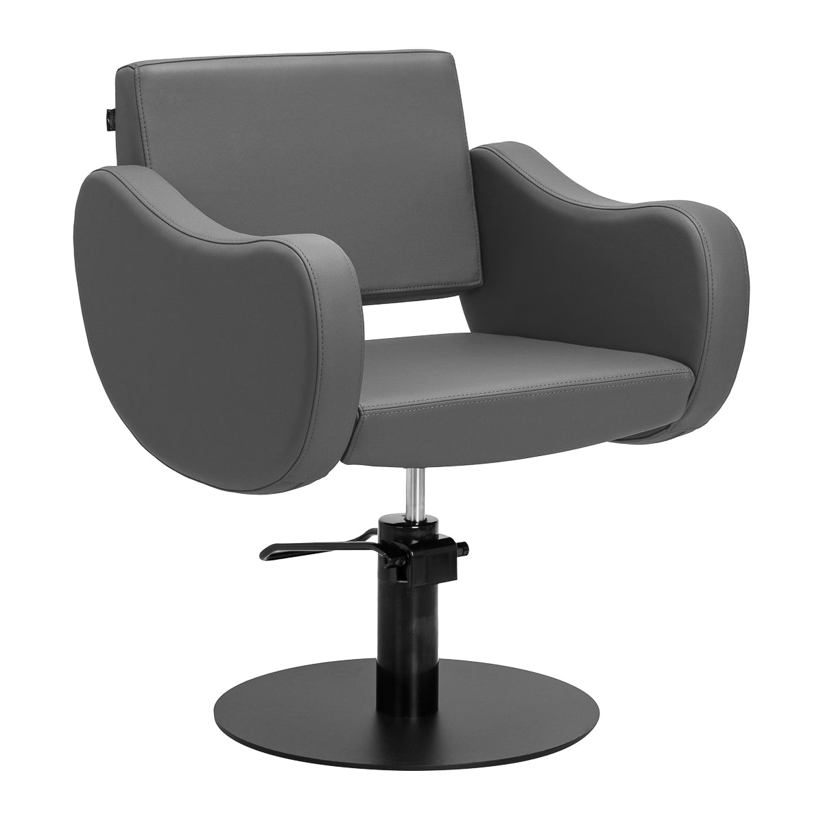 Gabbiano hairdressing chair Sewilla Gray black base - BVShop