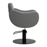 Gabbiano hairdressing chair Sewilla Gray black base - BVShop