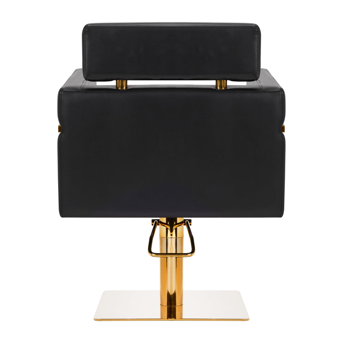 Gabbiano hairdressing chair Toledo gold black - BVShop