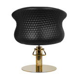 Gabbiano hairdressing chair Wersal gold black - BVShop