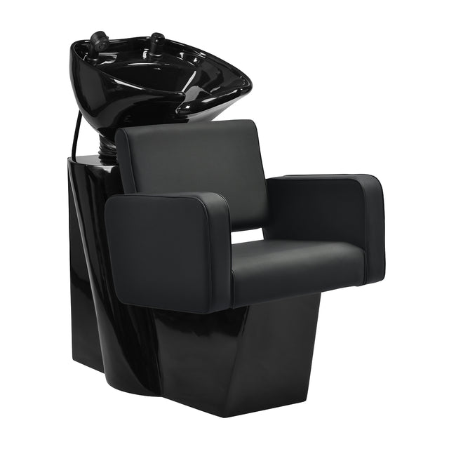 Gabbiano hairdressing wash unit Bilbao Black - BVShop