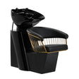 Gabbiano hairdressing wash unit Lille-M gold black - BVShop