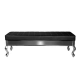 Gabbiano sofa for waiting room f011 black - BVShop