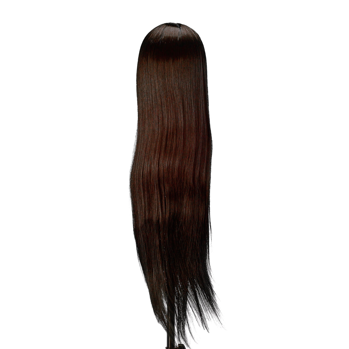 Gabbiano WZ2 hairdressing training head, synthetic hair, color 4#, length 24" - BVShop