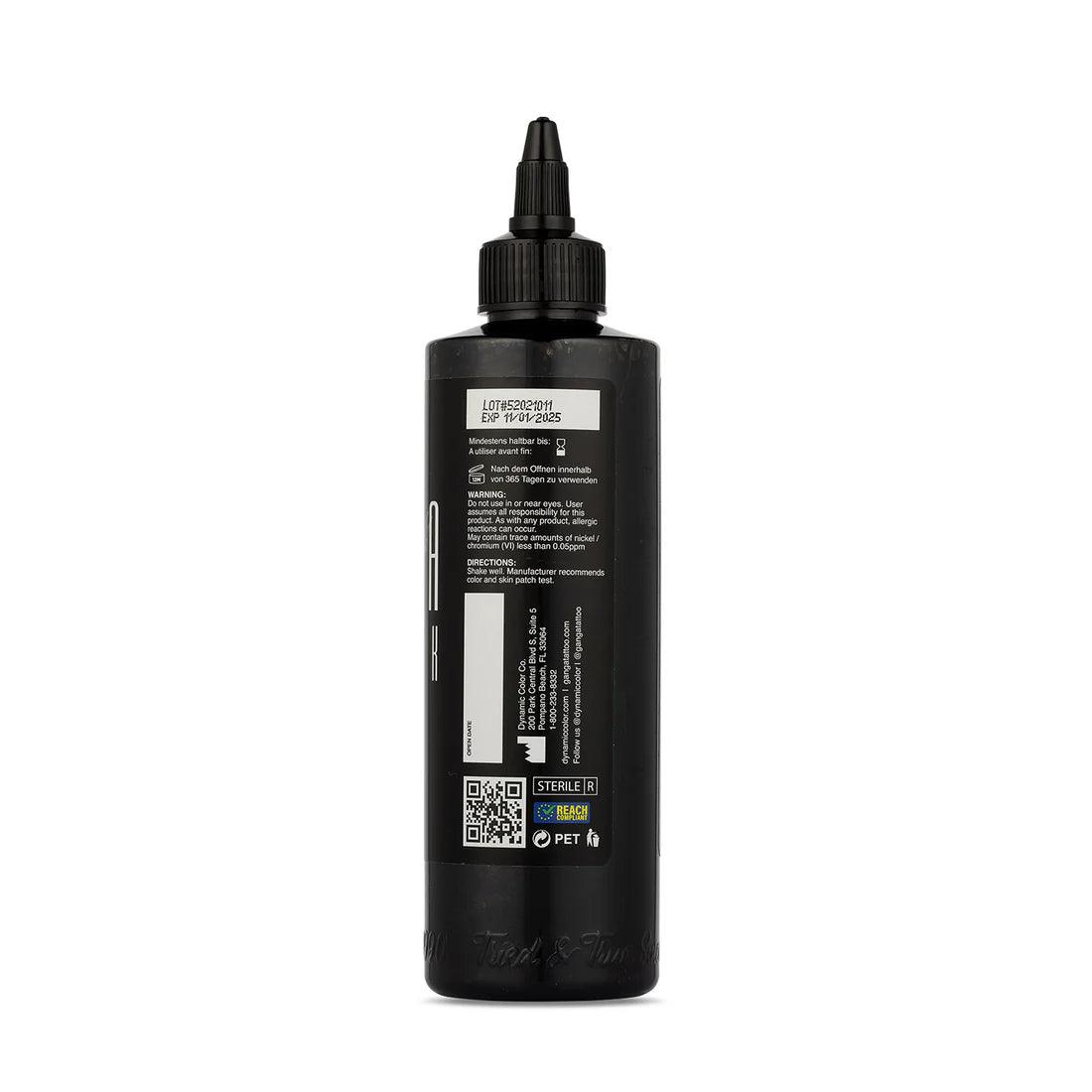 Dinamiskā tetovējuma tinte Ganga melna 240ml