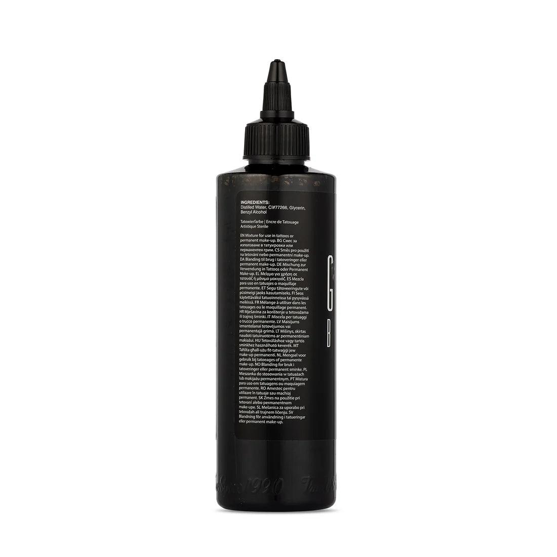 Dinamiskā tetovējuma tinte Ganga melna 240ml