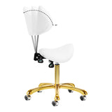 Giovanni cosmetic stool 1004 gold white - BVShop