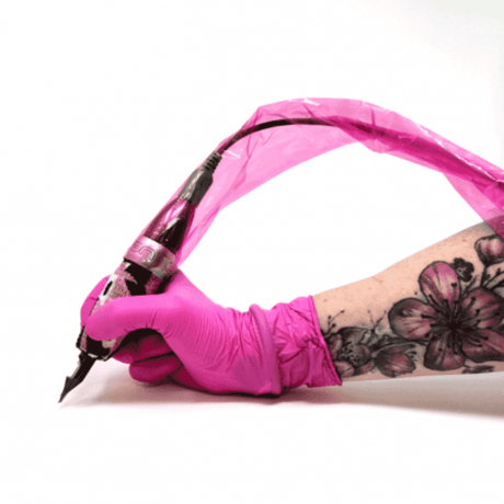 Glovcon Clip Cord Sleeve Pink 5x80cm 125pcs - BVShop