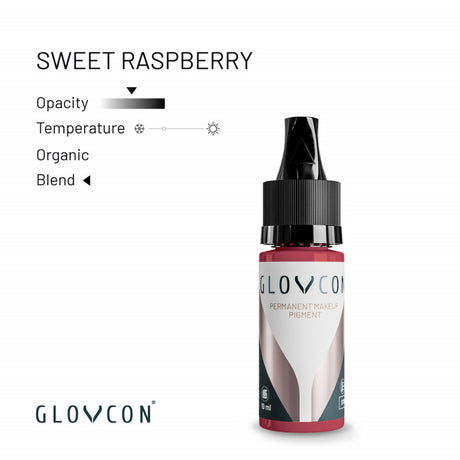 GLOVCON Sweet Raspberry cool raspberry red lip pigment