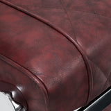 Hair System barber chair BM88066 burgundy - BVShop