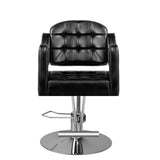 Hair system hairdressing chair 0-90 black - BVShop