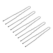 Hairdressing buns for hair e-65 300 pieces 7 cm black - BVShop