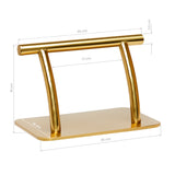Hairdressing footstool L005S gold - BVShop