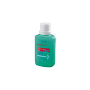 Schülke Desderman Pure hand disinfectant in a 100ml or 1000ml bottle, shown with a pump dispenser and clear label.