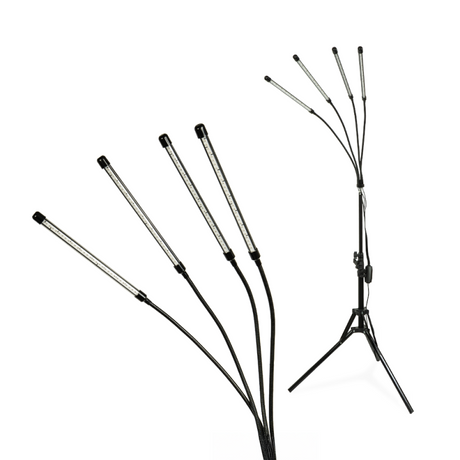 Infrasarkanais gaisma ar 4 paneļiem