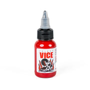 Red End 30ml hair dye bottle from Vice Colors with vibrant red color and sleek packaging.