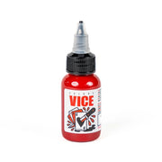 Bottle of Vice Colors Bleeding Red 30ml fabric dye with red liquid visible in the container.
