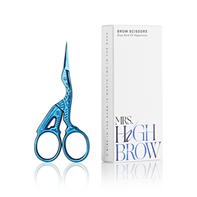 Mrs Highbrow Blue Brid Brow Scissors - BVShop