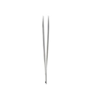 Nouveau Lashes fine point tweezers for eyelash application, featuring precision tips for accurate lash placement.