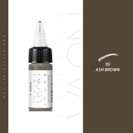 Nuva Colors Eyebrow Pigments 95 ASH BROWN 15ml - BVShop