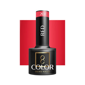 OCHO NAILS Hybrid nail polish red 201 -5 g - BVShop
