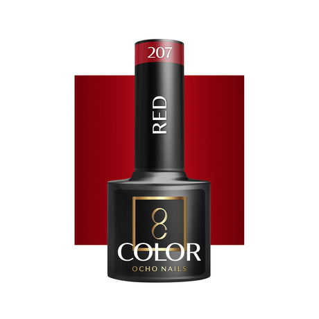 OCHO NAILS Hybrid nail polish red 207 -5 g - BVShop