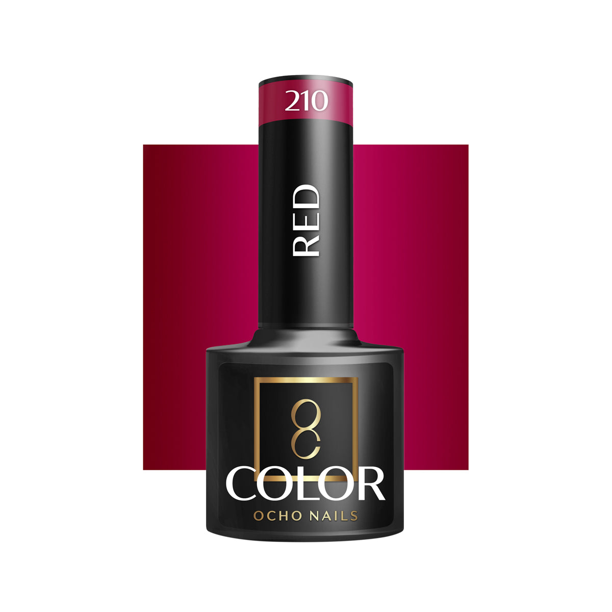 OCHO NAILS Hybrid nail polish red 210 -5 g - BVShop