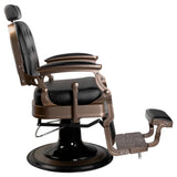 Old Ernesto Black Barber Chair Gabbiano - BVShop