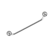 Sterile Angled Barbell Earring showing bent bar design and ball ends