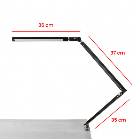 Foldable portable desk lamp by BVShop with adjustable arm and LED light for versatile task lighting.