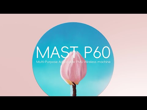 MAST P60 Diamond Edition bezvadu tetovēšanas mašīna rozā krāsā