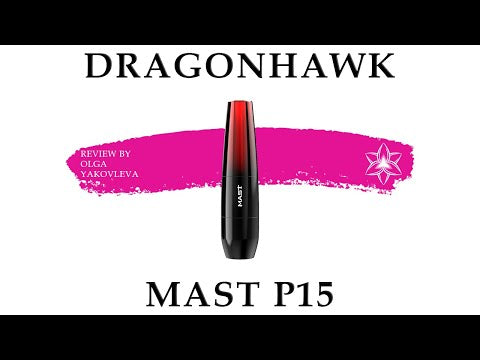 Ручка для тату и PMU Mast P15 черно-красная