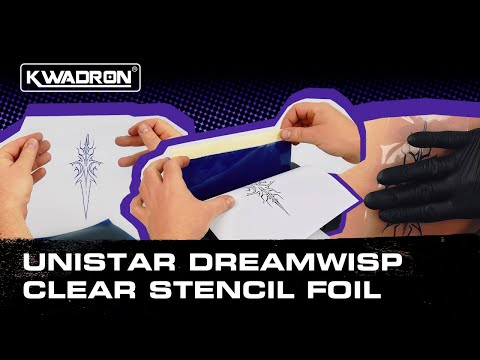 Unistar Dreamwisp прозрачная трафаретная фольга