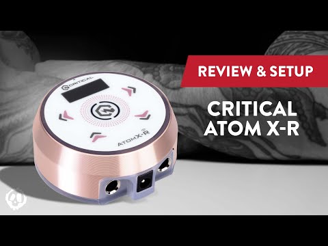 Критический блок питания для татуировок Atom X-R Rosegold/White