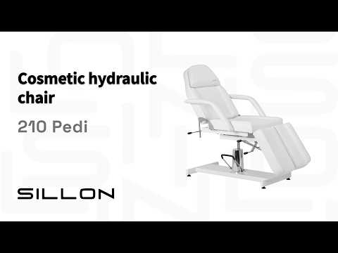 Sillon 210 Hidrauliskais Salona Krēsls Balts