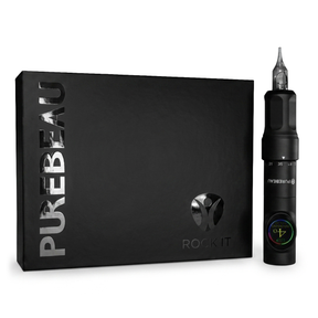 Purebeau RockiT PMU machine with box and wireless handpiece