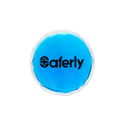 Saferly Eyes Ice Pack for soothing eye discomfort, featuring a flexible gel-filled design for targeted cooling relief.