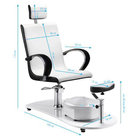 Spa chair for pedicure with massager 308 - BVShop