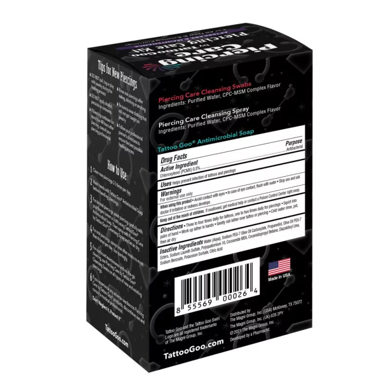 Набор для ухода за пирсингом Tattoo Goo