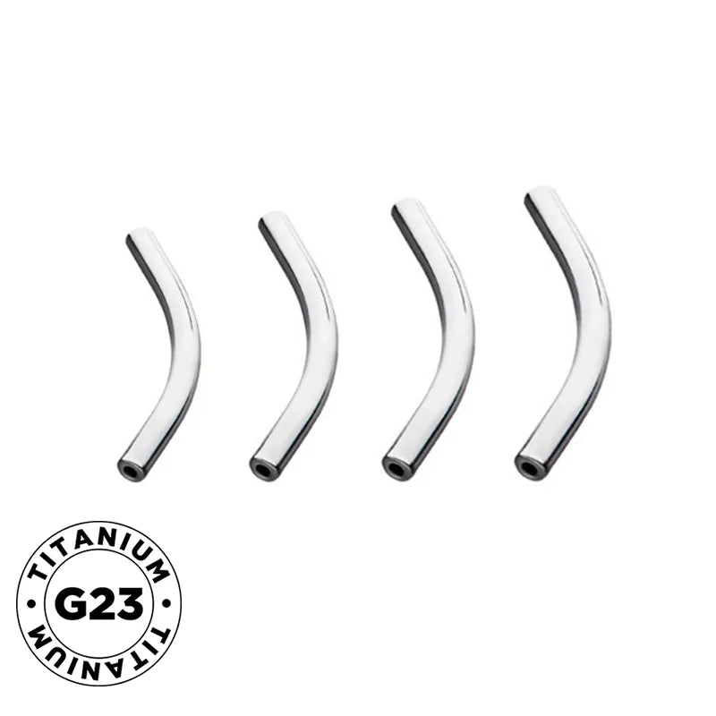 Титановый изогнутый штанга для пирсинга