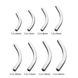 Титановый изогнутый штанга для пирсинга