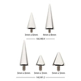 Titāna pīrsinga labreta smaile