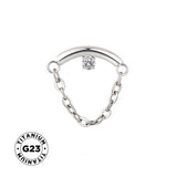 Подвеска-цепочка из титана