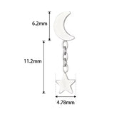 Titāna gredzens Moonstar